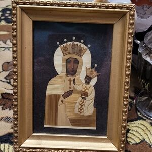 Gold Framed Religious Icon Art